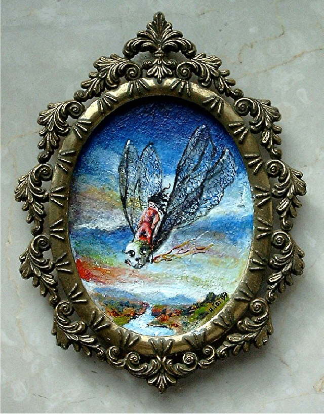 Phantastischer Libellenflug